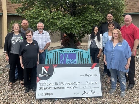 Nex-Tech Celebrates Mental Health Month with Employee-Driven Charity Donation-1